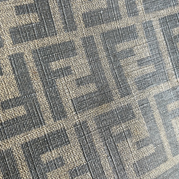 Fendi Zucca Roll Shopper tote large pink brown zipper closure - Picture 16 of 16